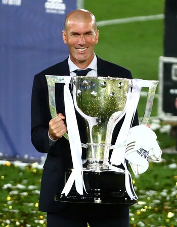 Zidane, que la temporada pasada
