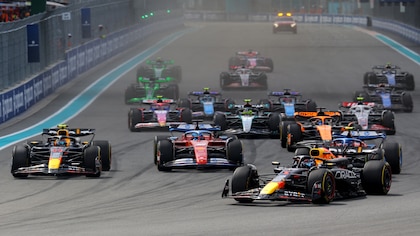 Gran Premio de Miami EN VIVO: Lando Norris lidera la carrera, Verstappen es 2do y Checo 6to