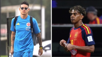 Lamine Yamal, la estrella de España en el Mundial 2026, confesó que uno de sus primeros recuerdos mundialistas lo vivió gracias al colombiano James Rodríguez