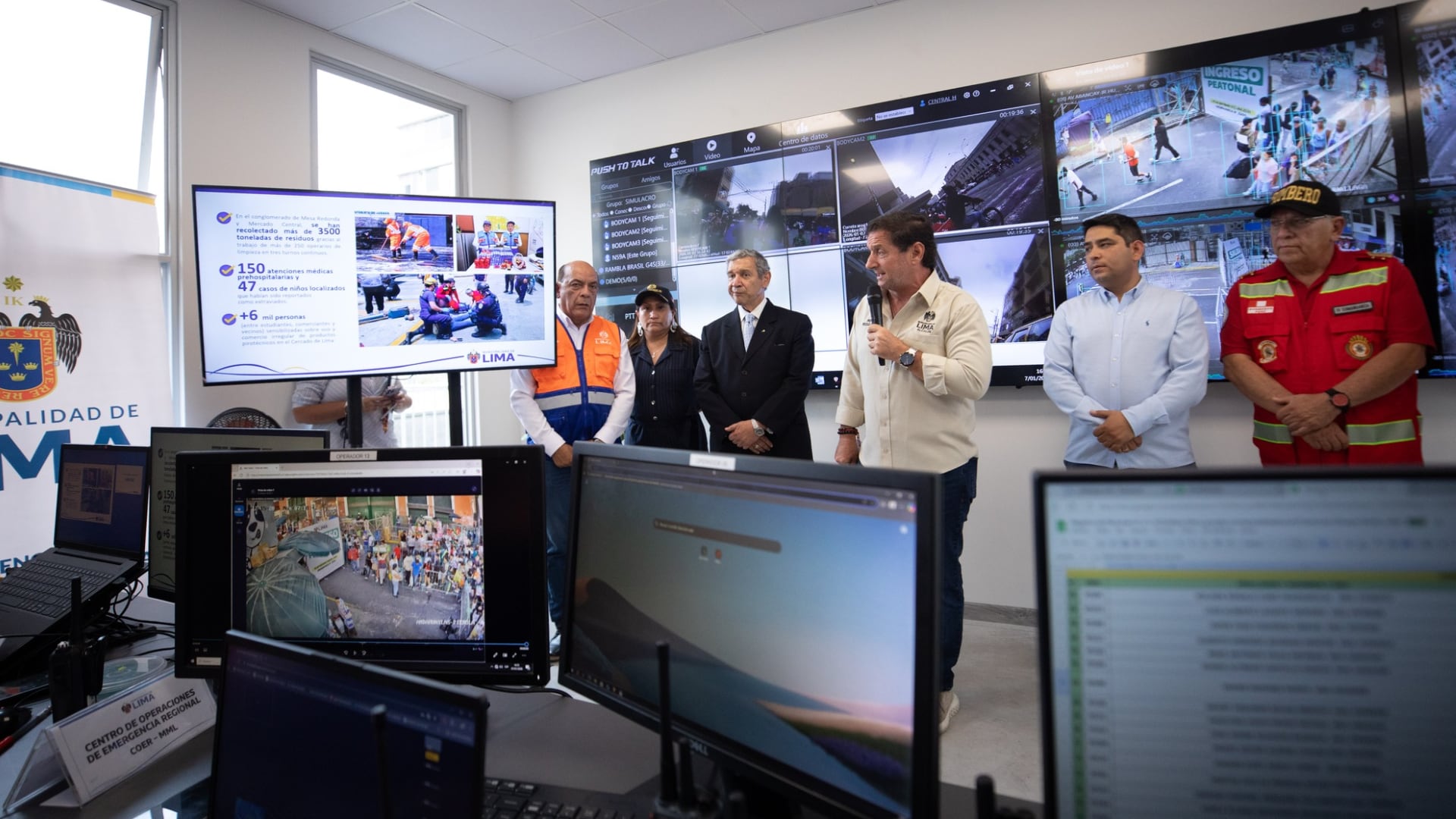 Municipalidad de Lima pone en marcha el Centro de Control Plaza Gastañeta: así funciona el nuevo punto de monitoreo de Mesa Redonda