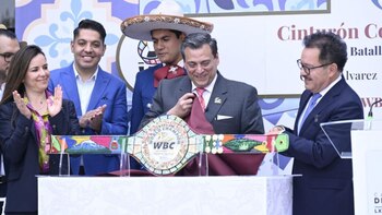 Así es el cinturón conmemorativo