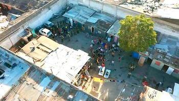 El lugar estaba "tomado" hace