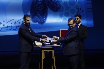 Durante una ceremonia en el