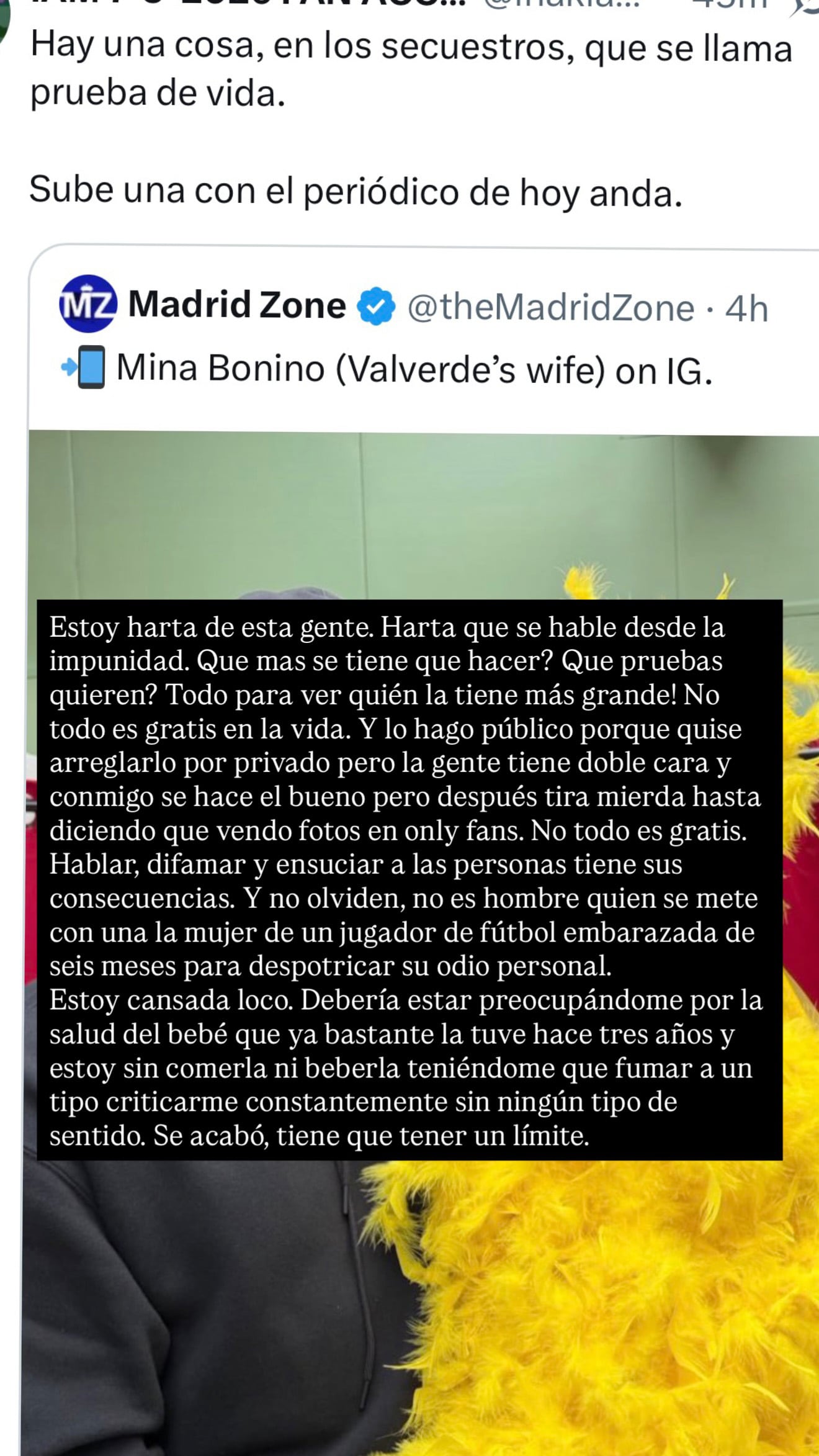 La periodista argentina reaccionó a las críticas recientes en redes sociales