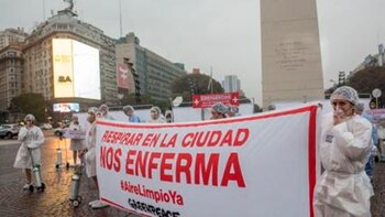 Una protesta de Greenpeace en