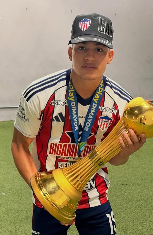 Daniel Socarrás es uno de los tres lesionados del Junior de Barranquilla para el partido ante Alianza de Valledupar en la próxima fecha - crédito @d.socarras17/Instagram