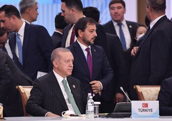 Erdogan durante la cumbre (REUTERS/Turar