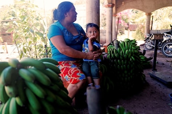 Ángela Ramos carga a su