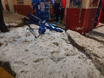 Lona de tiendita no pudo