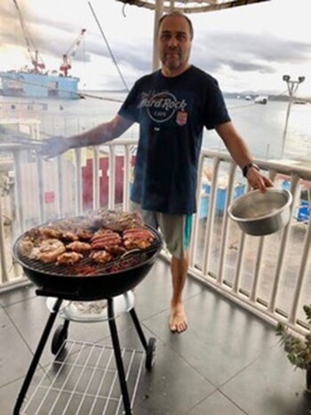 Un asado en Suva, Fiji