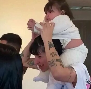 Recientemente la pequeña Inti disfrutó