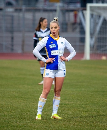 La futbolista croata Ana Markovic