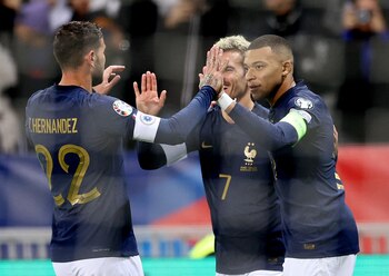 El festejo de Francia en