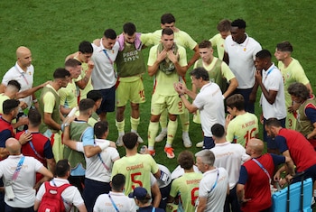 La selección española en los