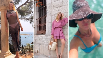 El verano de Nicole Neumann en las islas de Mallorca: relax en familia, buceo y pura sensualidad en el agua
