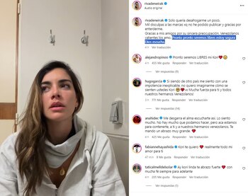 Korina Rivadeneria llora de impotencia