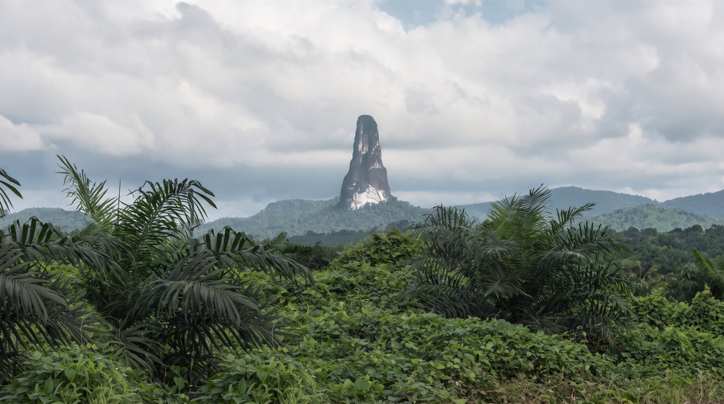 La forma del Pico Cão Grande se explica por la erosión de un antiguo volcán, que dejó expuesto un núcleo de magma solidificado compuesto principalmente por fonolita (Imagen Ilustrativa Infobae)