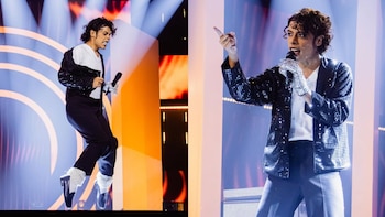 Gabriela Villanueva, imitadora de Michael