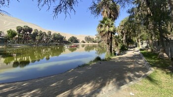 La laguna Huacachina, uno de
