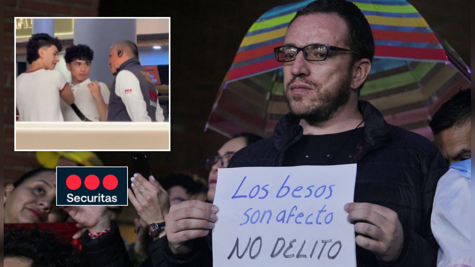 Se pronunció la empresa de seguridad del vigilante que abordó a pareja gay por besarse en el centro comercial Andino en Bogotá: “Respeto”