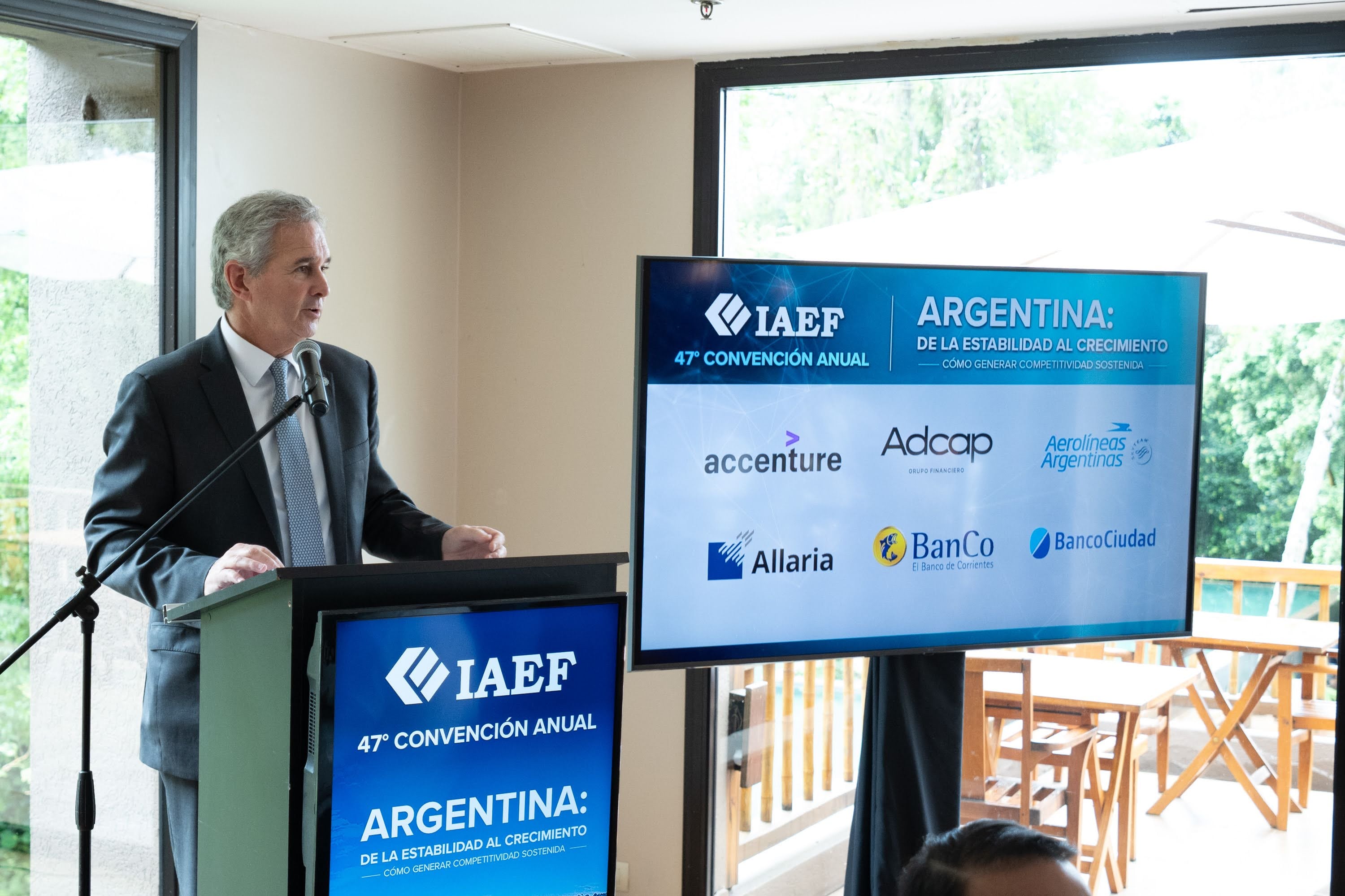 Pablo Quirno, en la convención del IAEF. Malvinas y el cambio discursivo