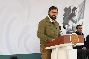 Durante la Mañanera del Pueblo,