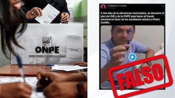 Video viral de un hombre usando lapicero con tinta borrable fue desmentido por la ONPE y JNE.
