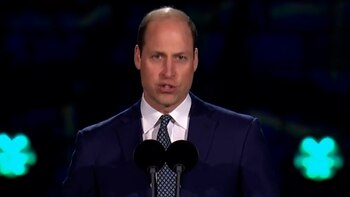 El príncipe William habló de