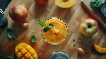 Este licuado es nutritivo, refrescante