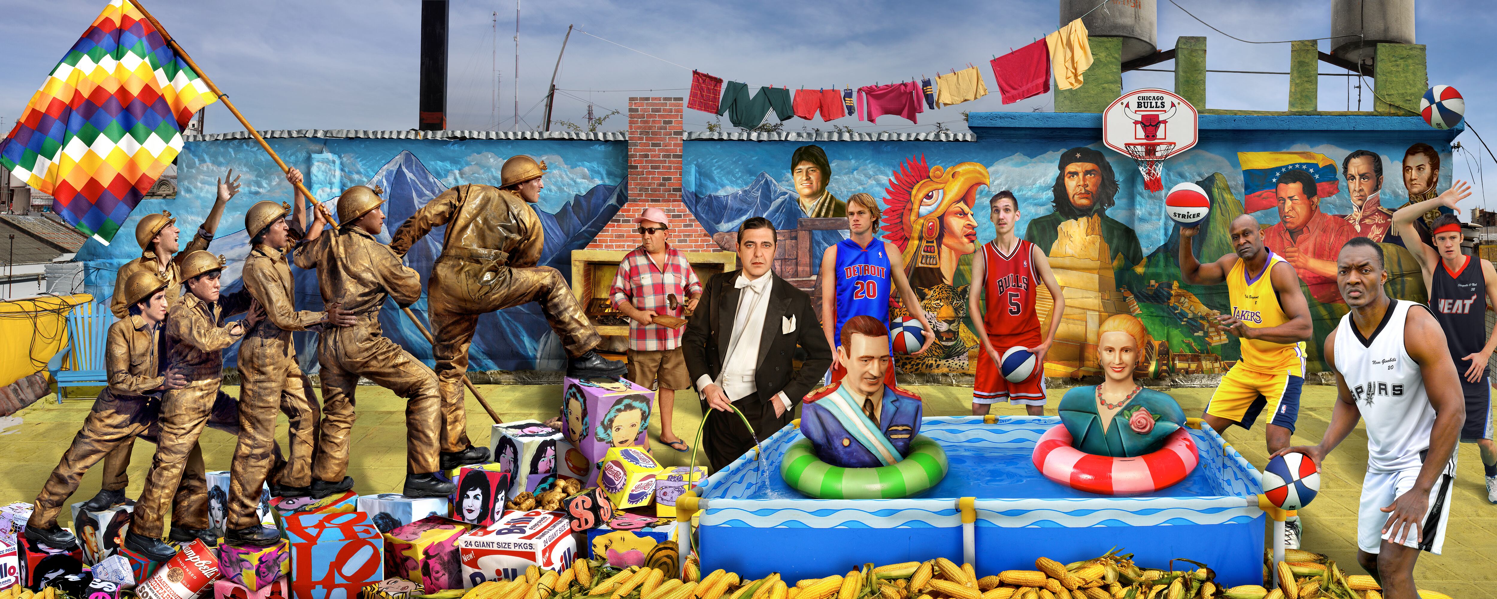 El recorrido expositivo abarca desde los inicios de Marcos López en Santa Fe hasta sus trabajos más recientes