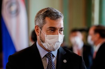 El presidente de Paraguay, Mario Abdo Benítez (EFE/Nathalia Aguilar)