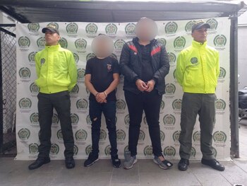 Imagen de los sujetos capturados,