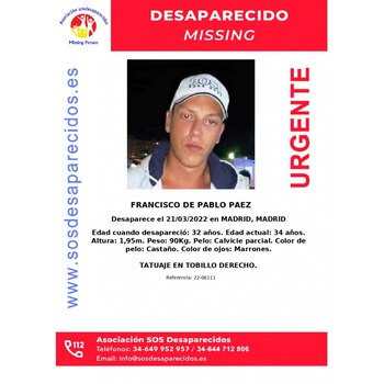 Cartel de Francisco de Pablo