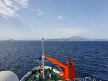El buque científico "Meteor" en