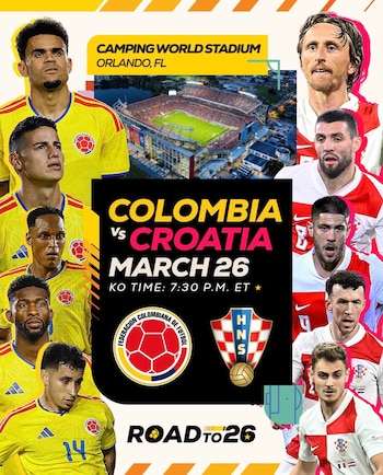 Afiche del partido de la