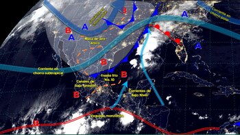 Estos sistemas meteorológicos influirán hoy