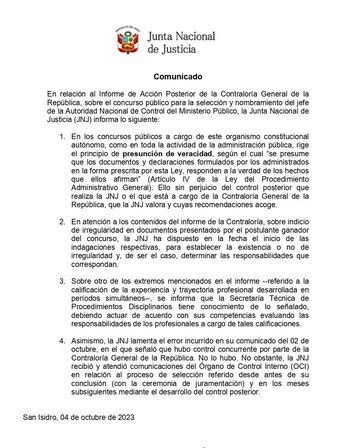 JNJ dio inicio a indagaciones