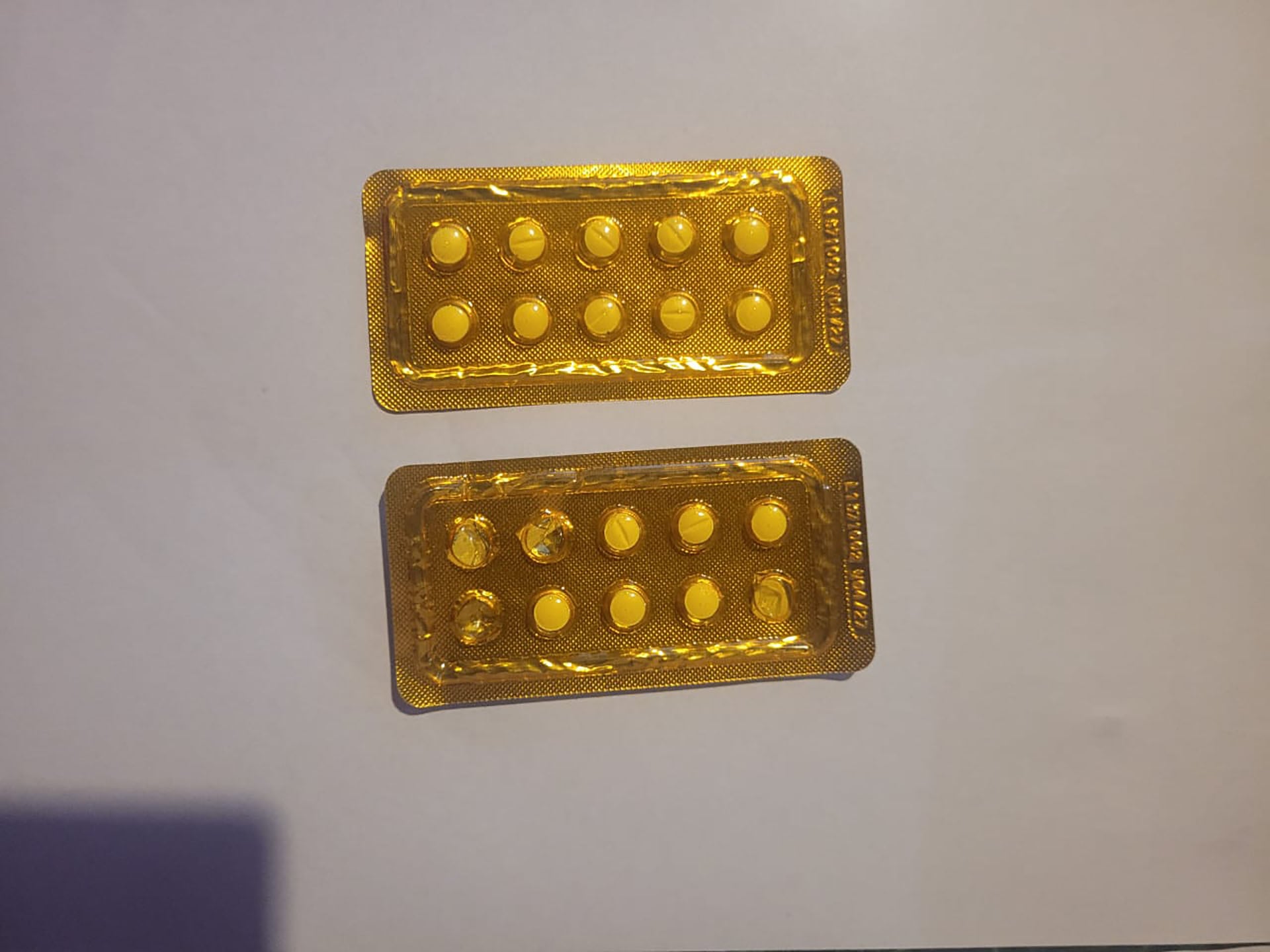 Los medicamentos que le encontraron a la acusada