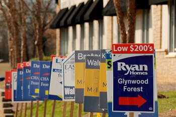 FILE PHOTO: Real estate signs