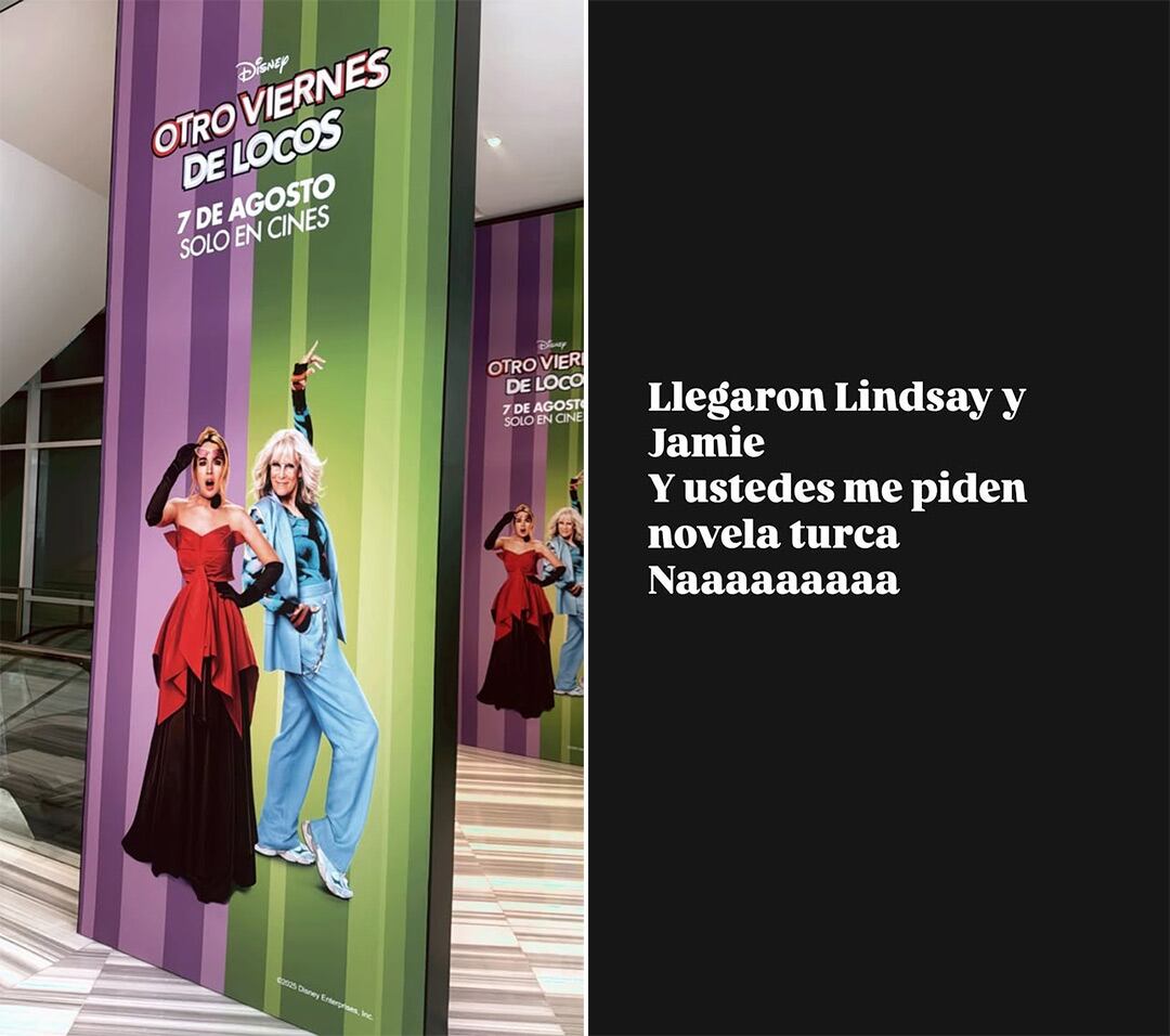 Las Latorre estuvieron en la premiere de la secuela protagonizada por Jamie Lee Curtis y Lindsay Lohan