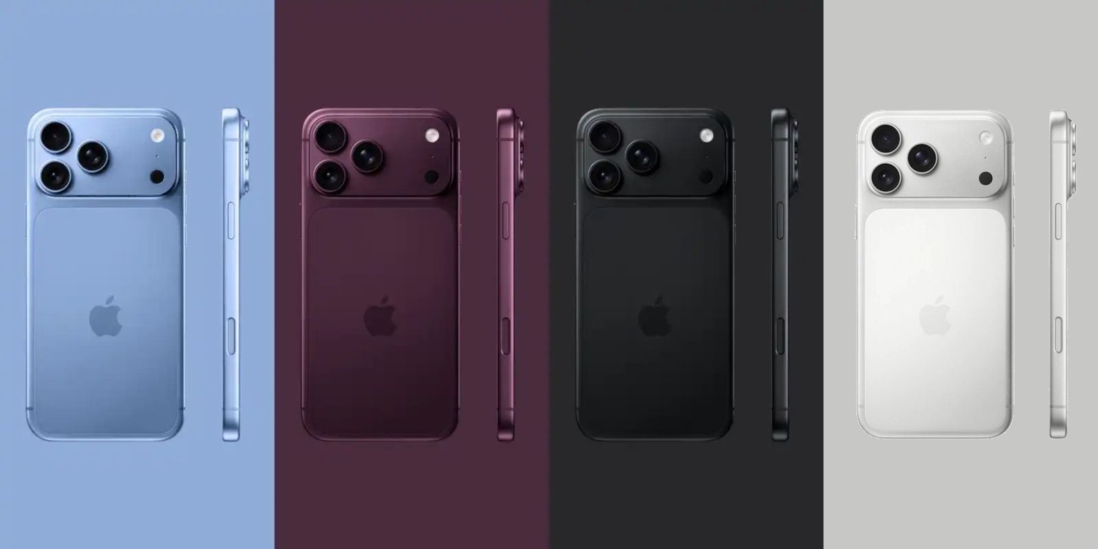 El color cereza oscuro asoma como la novedad estética principal de la generación. (MacRumors)