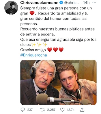 Rocha interpretaba a un