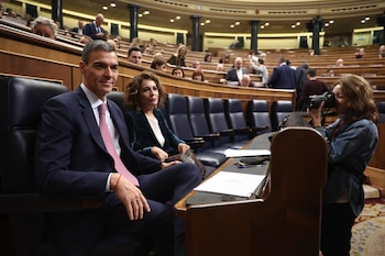 Pedro Sánchez, presidente del Gobierno,
