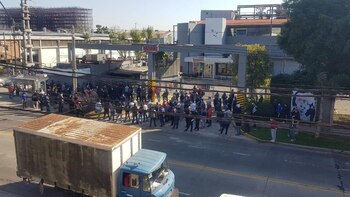 Los trabajadores de la planta