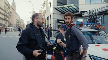 Fernando González Molina dirige a Enric Auquer en la película 'Cronos' (Beta Fiction Spain)