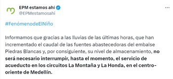 EPM dio la noticia a