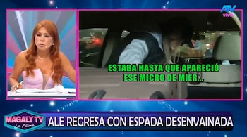 Magaly Medina analiza crisis de Alejandra Baigorria y Said Palao tras imágenes. Captura: Magaly TV La Firme.