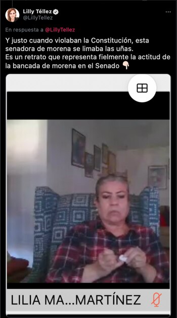 Compartió una imagen de la