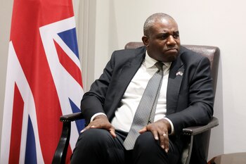 David Lammy, secretario de Asuntos Exteriores del Reino Unido (REUTERS/Alaa Al Sukhni)