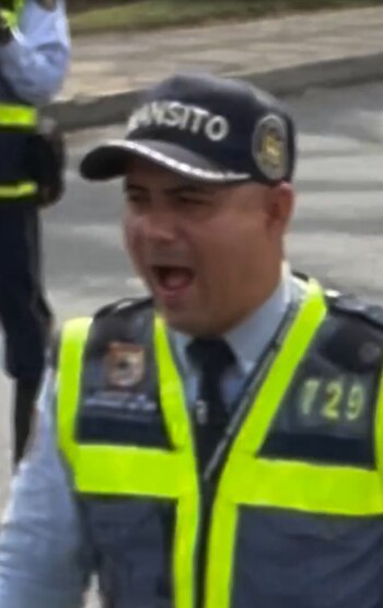 La insólita escena fue capturada